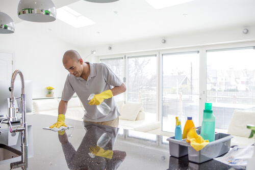 Expert house cleaning team providing thorough and efficient service